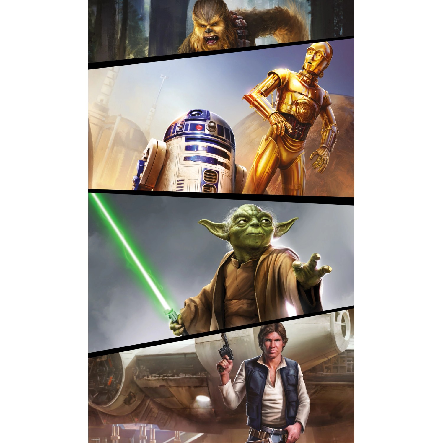 Komar Vliesová fototapeta Star Wars Moments Rebels 120 x 200 cm