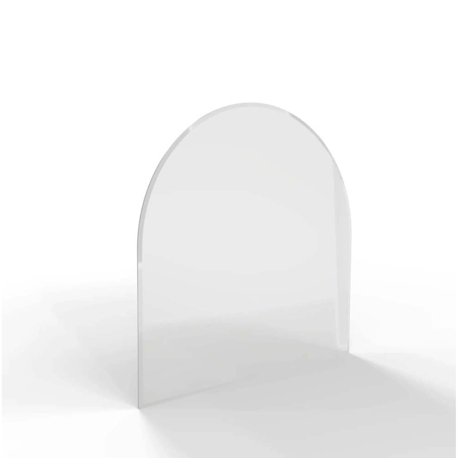 HS Flamingo Sklo pod kamna oblouk R500, čiré, 1000 x 1000 x 6 mm