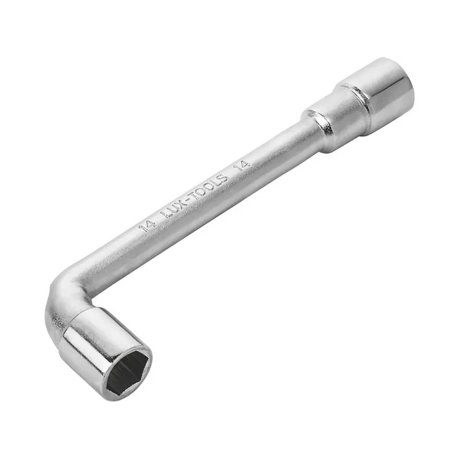 LUX-TOOLS Zahnutý nástrčný klíč oboustranný Classic 14 mm