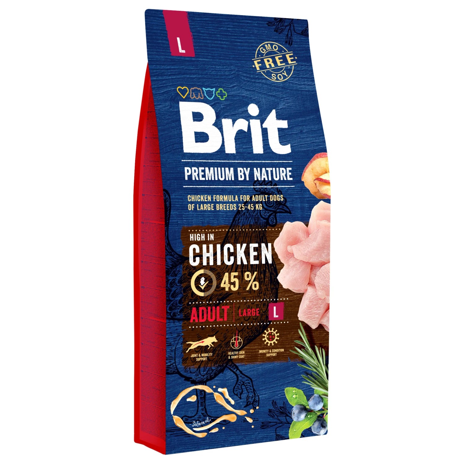 Brit Granule pro psy Premium by Nature ADULT L 25-45 kg s kuřecím 15 kg