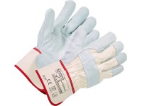 Pracovní kožené rukavice, vel. 10