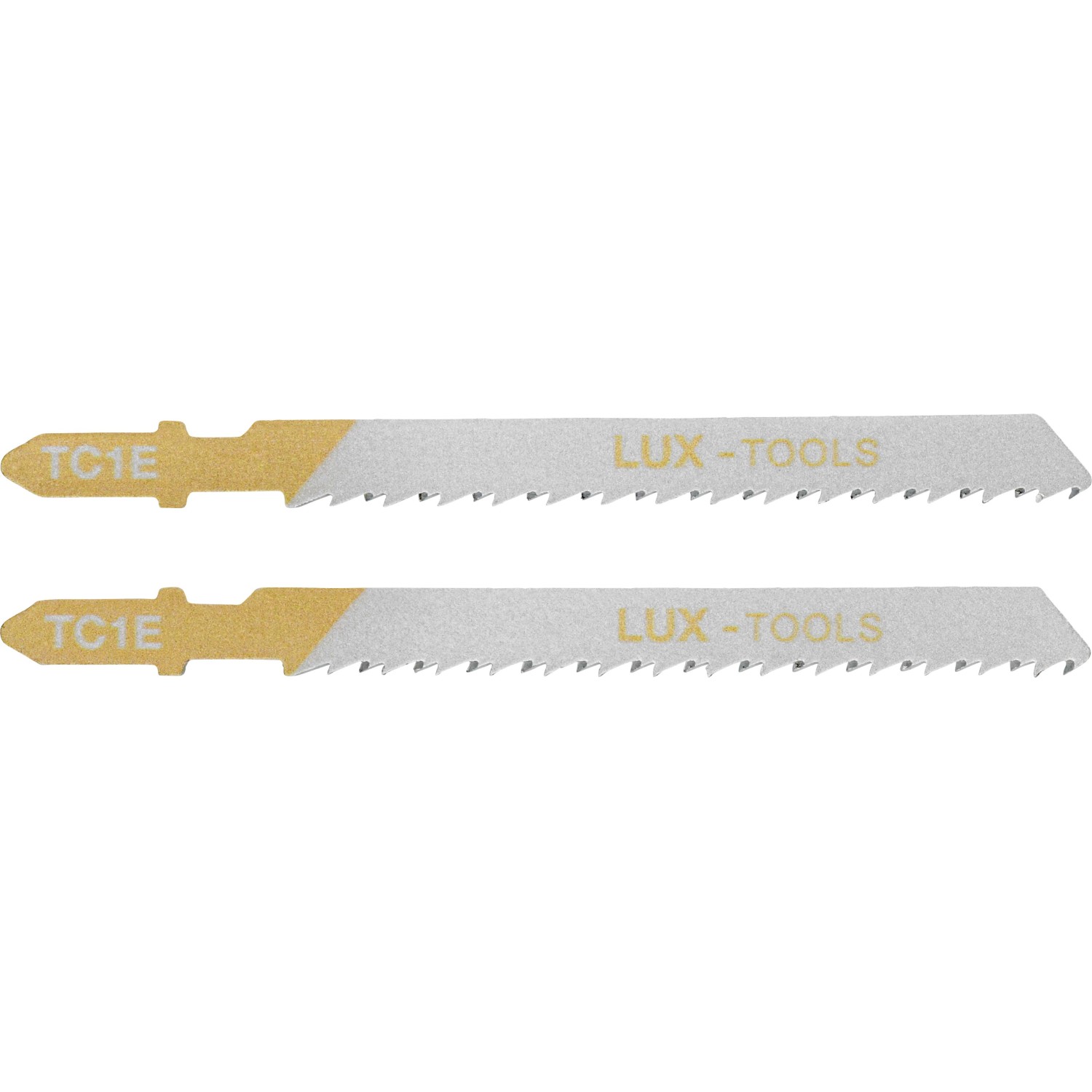 LUX-TOOLS Listy přímočaré pily HCS na dřevo a plast upínání T 75 mm