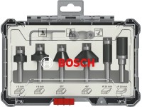 Bosch Sada fréz s 8 mm vřetenem Trim&Edging, 6 ks