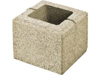 Semmelrock Plotový systém Rivago poloviční kámen, písková, 20 x 20 x 16 cm Semmelrock Plotový systém Rivago poloviční kámen, písková, 20 x 20 x 16 cm