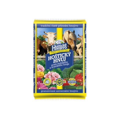 Hoštické hnojivo Hoštický hnůj, směs koňského a kravského hnoje 10 kg