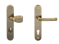 COBRA Ochranné štítové dveřní kování C101 PZ90 LI/RE překrytka,OFS-bronz česaný