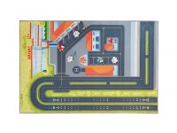 LUANA Dětský koberec - Letiště 80 x 120 cm LUANA Dětský koberec - Letiště 80 x 120 cm