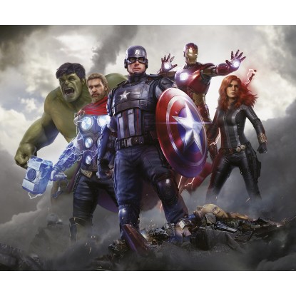 Komar Vliesová fototapeta Marvel Avengers Working Together 300 x 250 cm