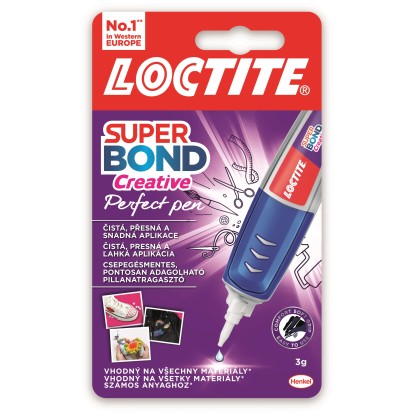LOCTITE Vteřinové/ sekundové lepidlo SUPER BOND CREATIVE PEN 3 g