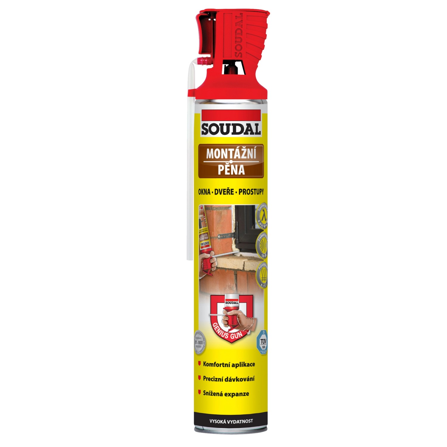 Soudal Montážní pěna Genius gun 750 ml