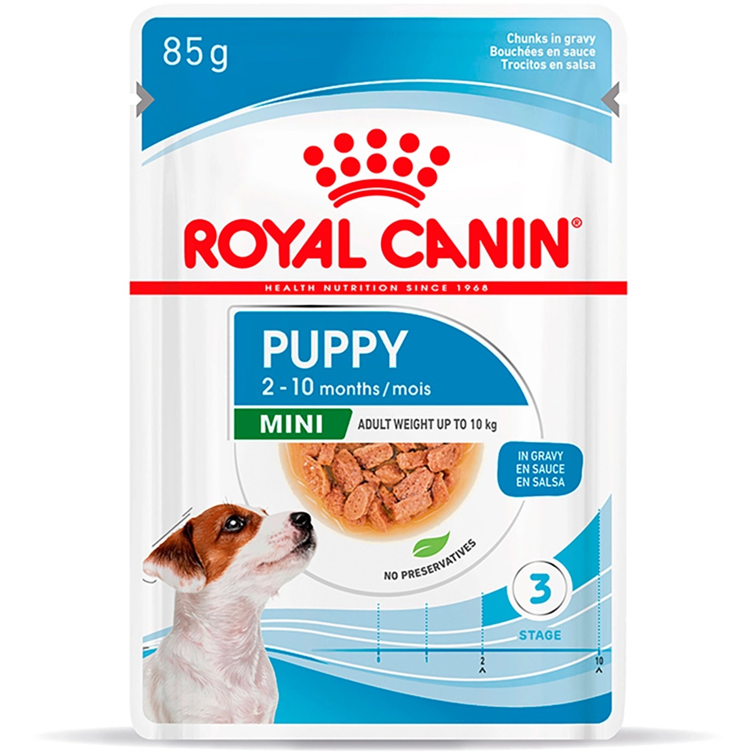 ROYAL CANIN Kapsičky pro psy kousky v šťávě MINI PUPPY 1 x 85 g