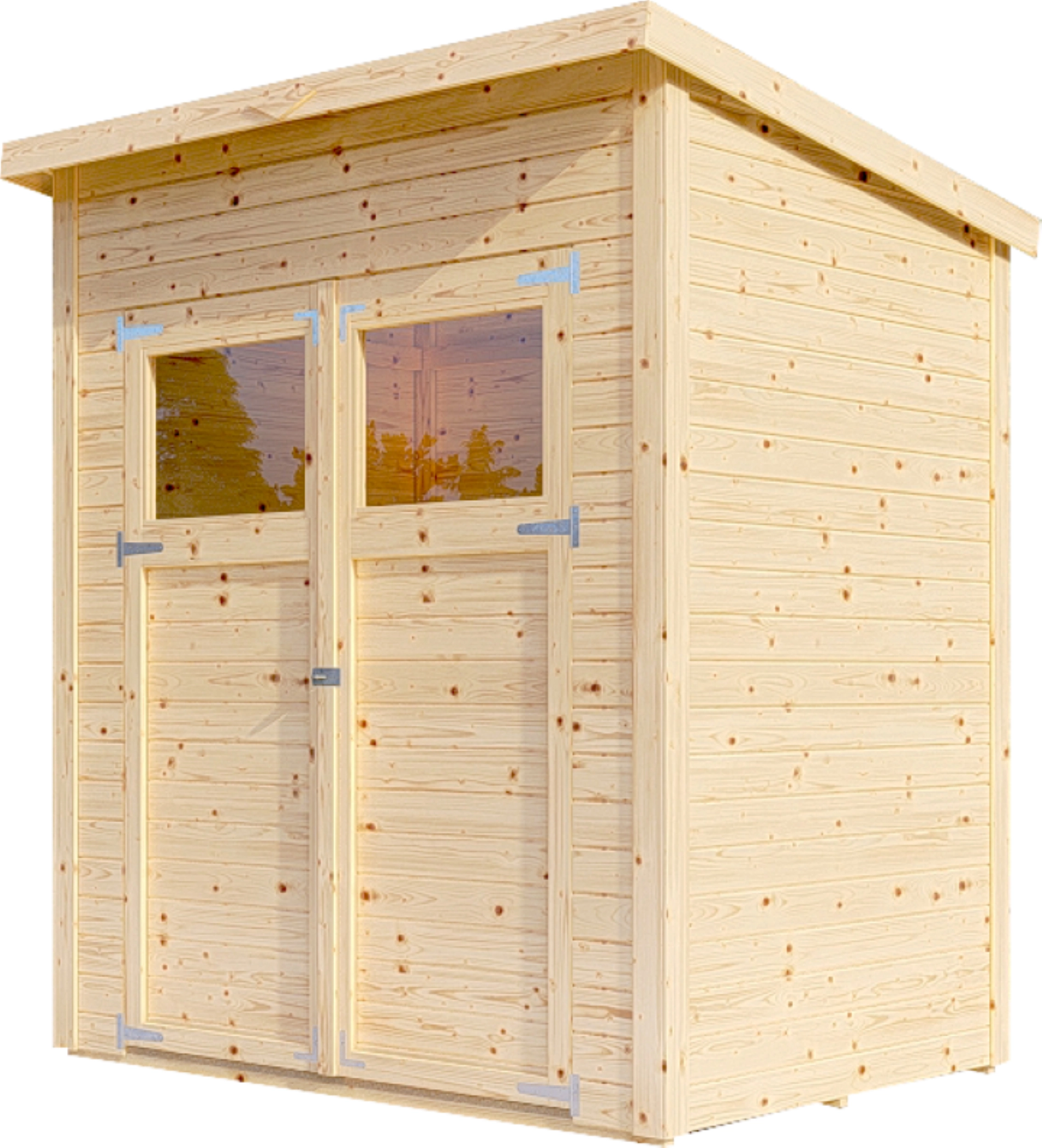 Carlsson Dřevěný domek na nářadí OBI přírodní, cm v x 139 Mollie, koupit 191 x 210