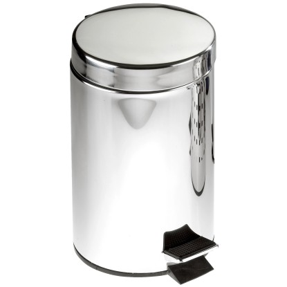 Wenko Nášlapný odpadkový koš nerezový stříbrný leštěný 3 l