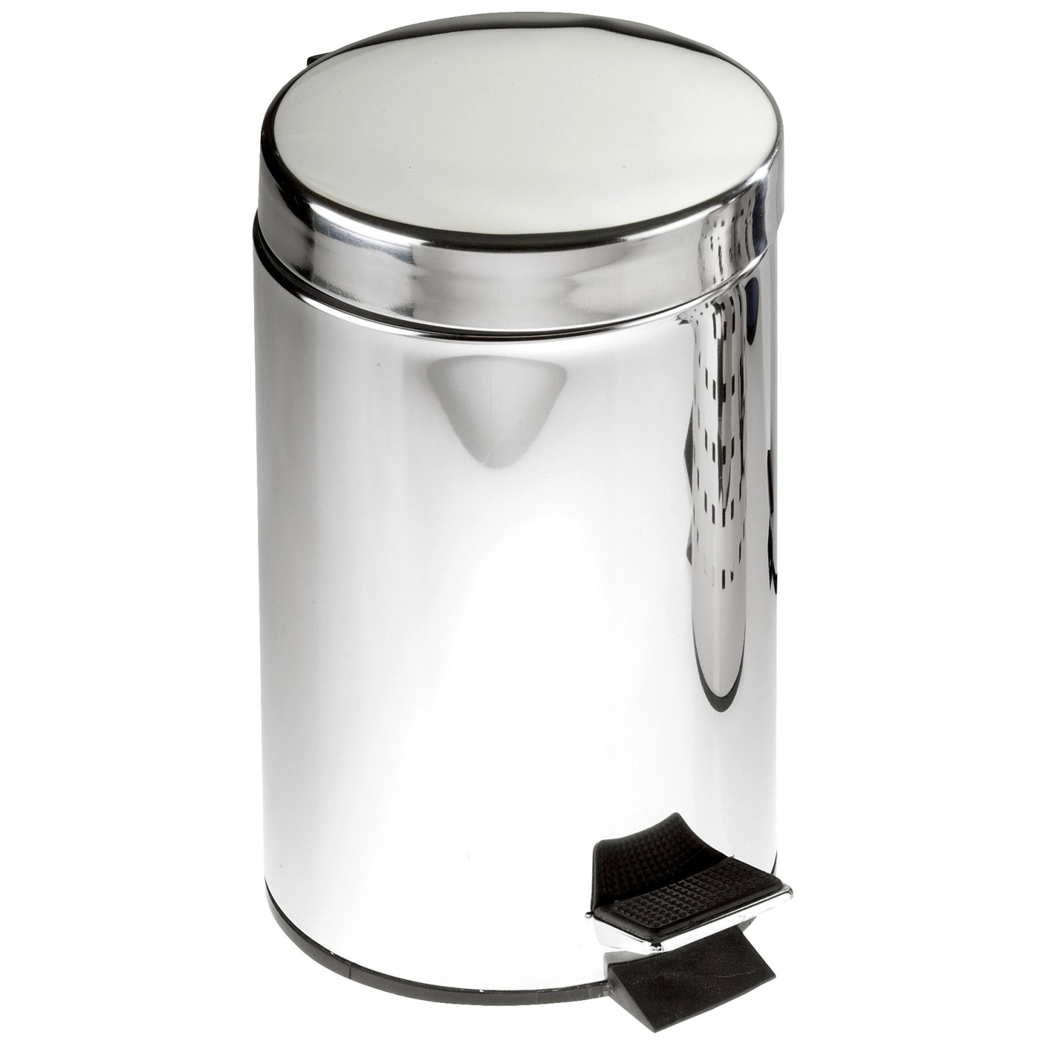 Wenko Nášlapný odpadkový koš nerezový stříbrný leštěný 3 l