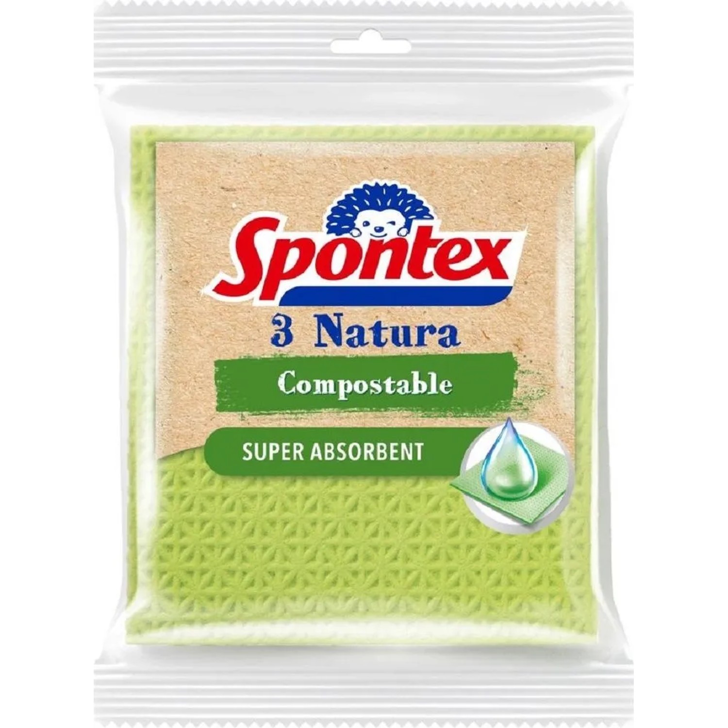 Houbové utěrky Natura - 3 ks. Spontex