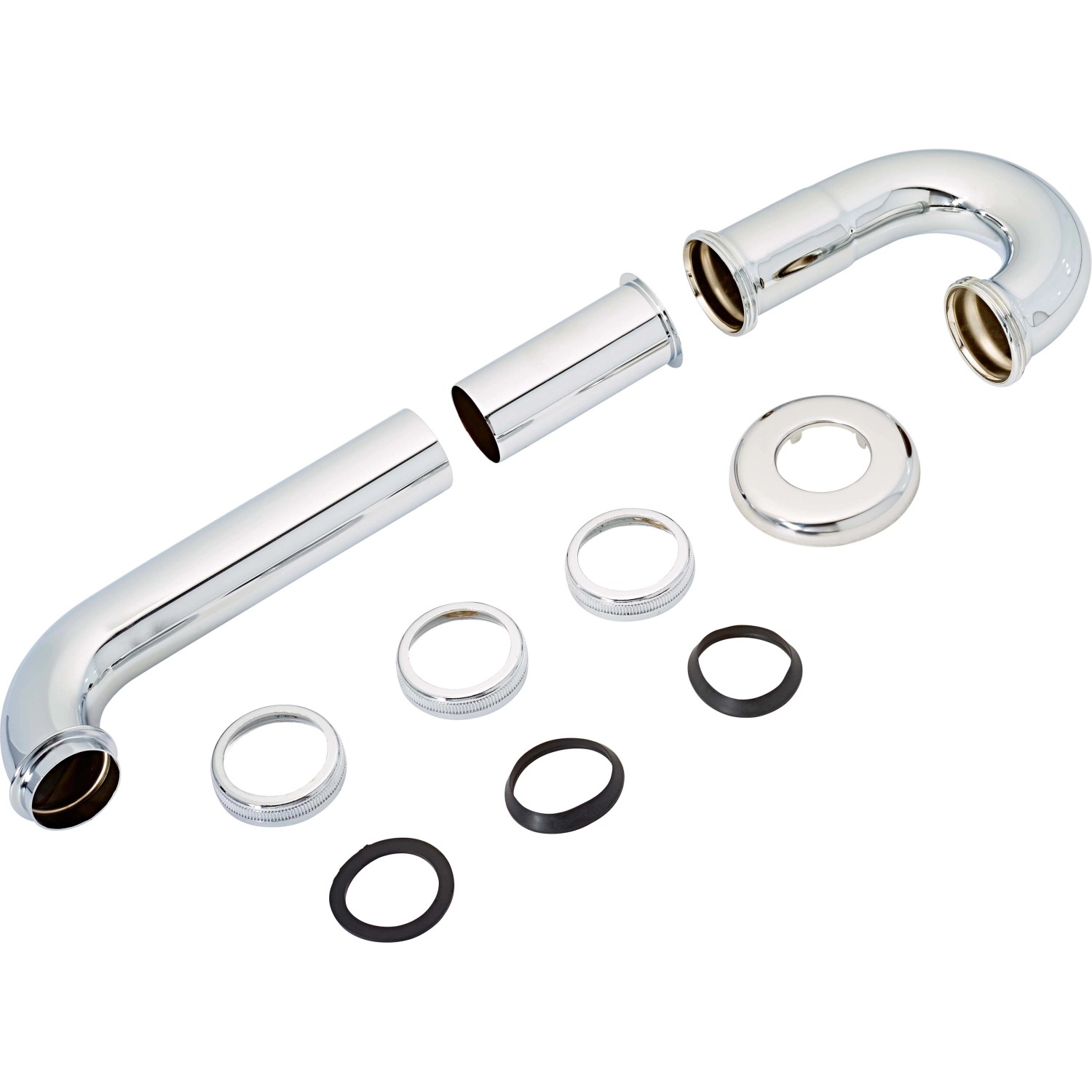 Trubkový sifon 38,9 mm (G 1 1/4) x 32 mm chromovaný