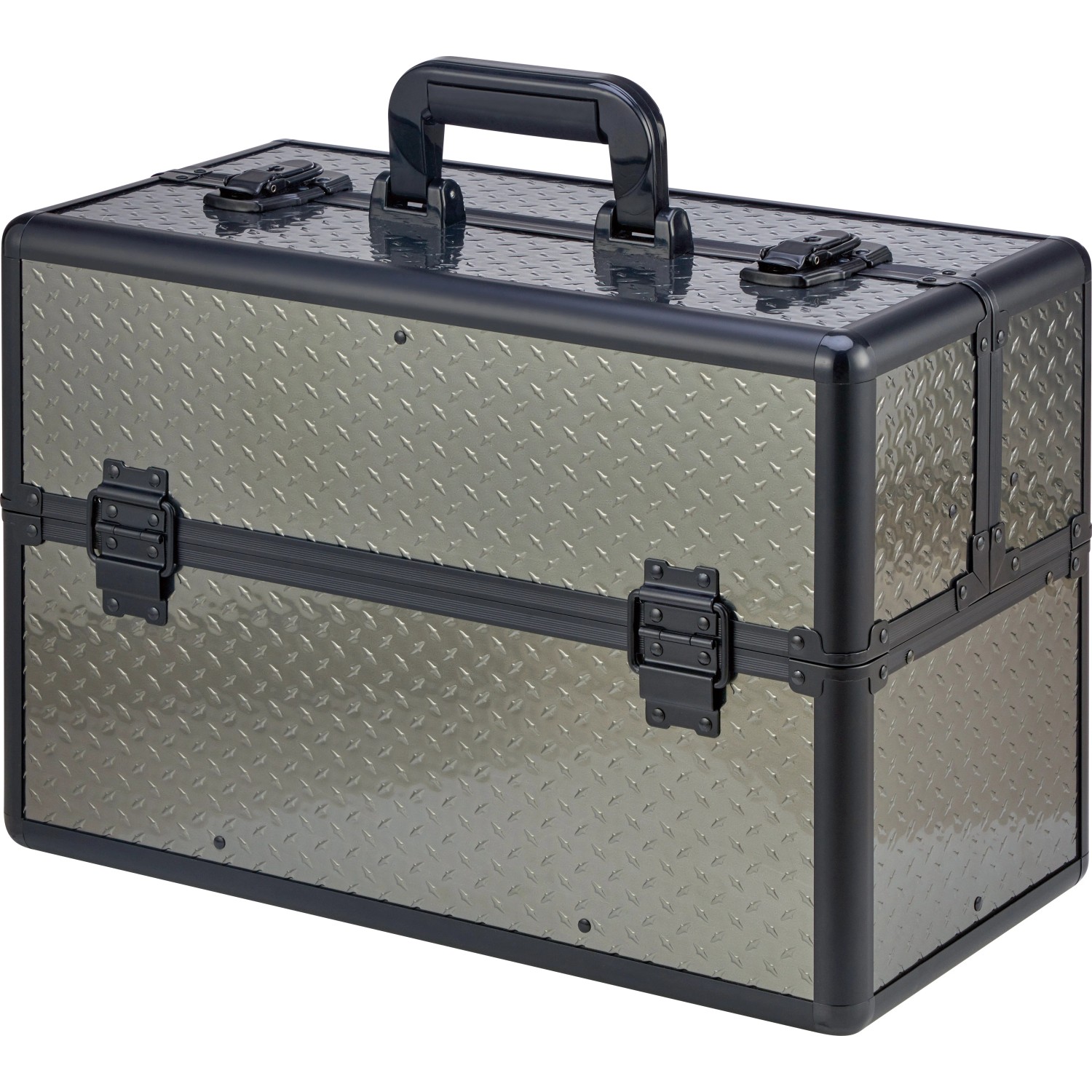 LUX-TOOLS Hliníkový rozkládací kufr na nářadí Pro, 45 x 30 x 22,5 cm