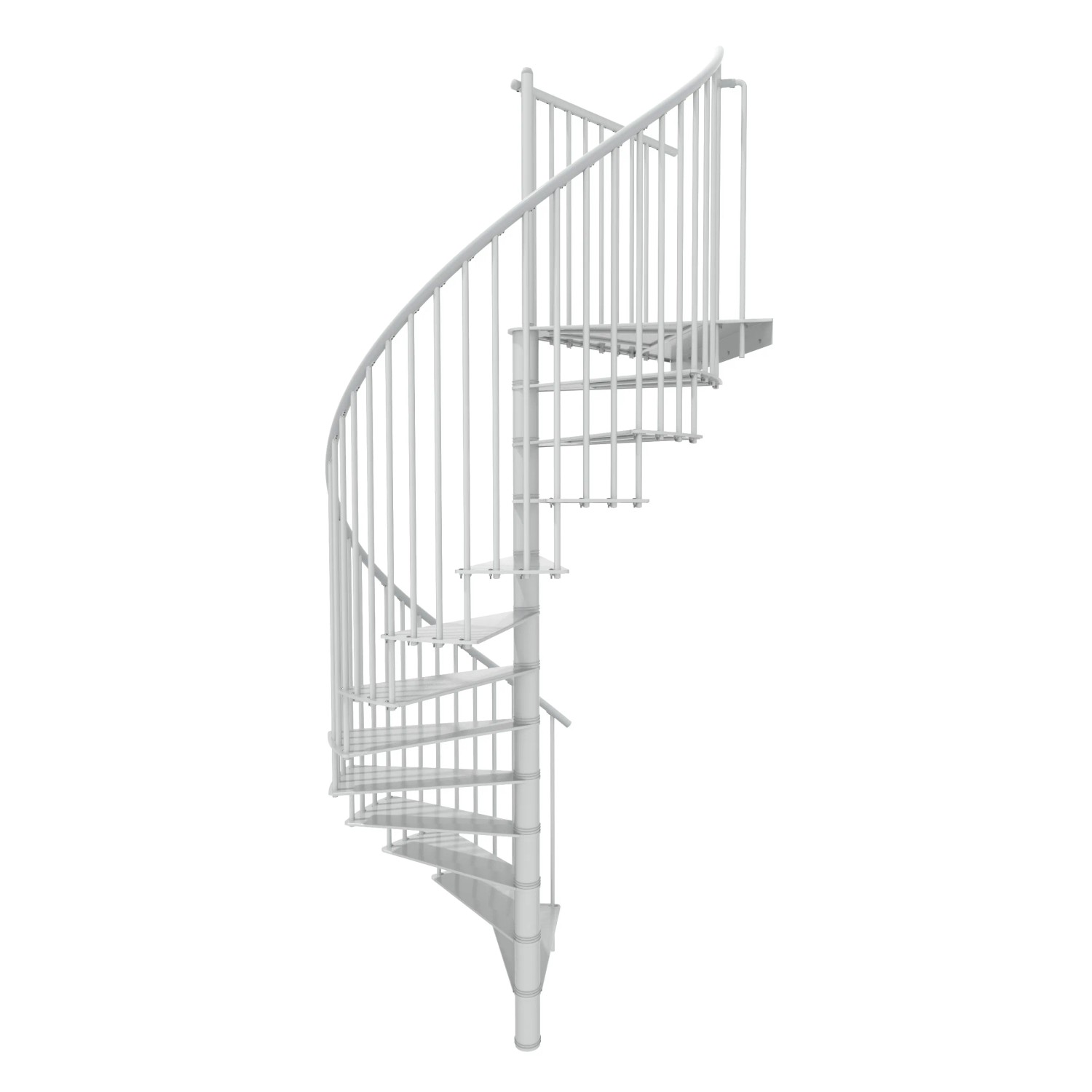 Minka STAIRS Kovové točité schodiště Portofino bílé pr. 160 cm