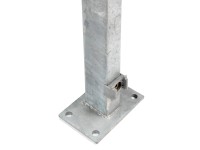 Floraworld Plotový sloupek s navařenou patkou pozink 6 x 4 x 69 cm
