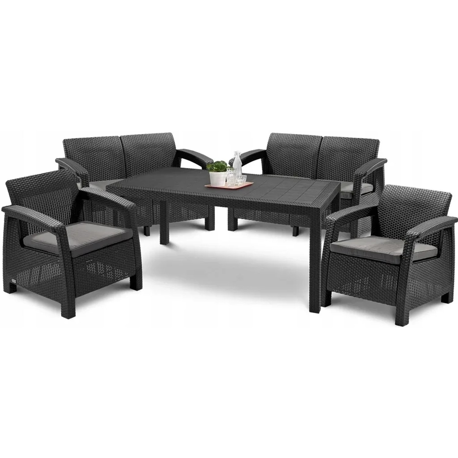 Zahradní set KETER Corfu II Fiesta - grafit