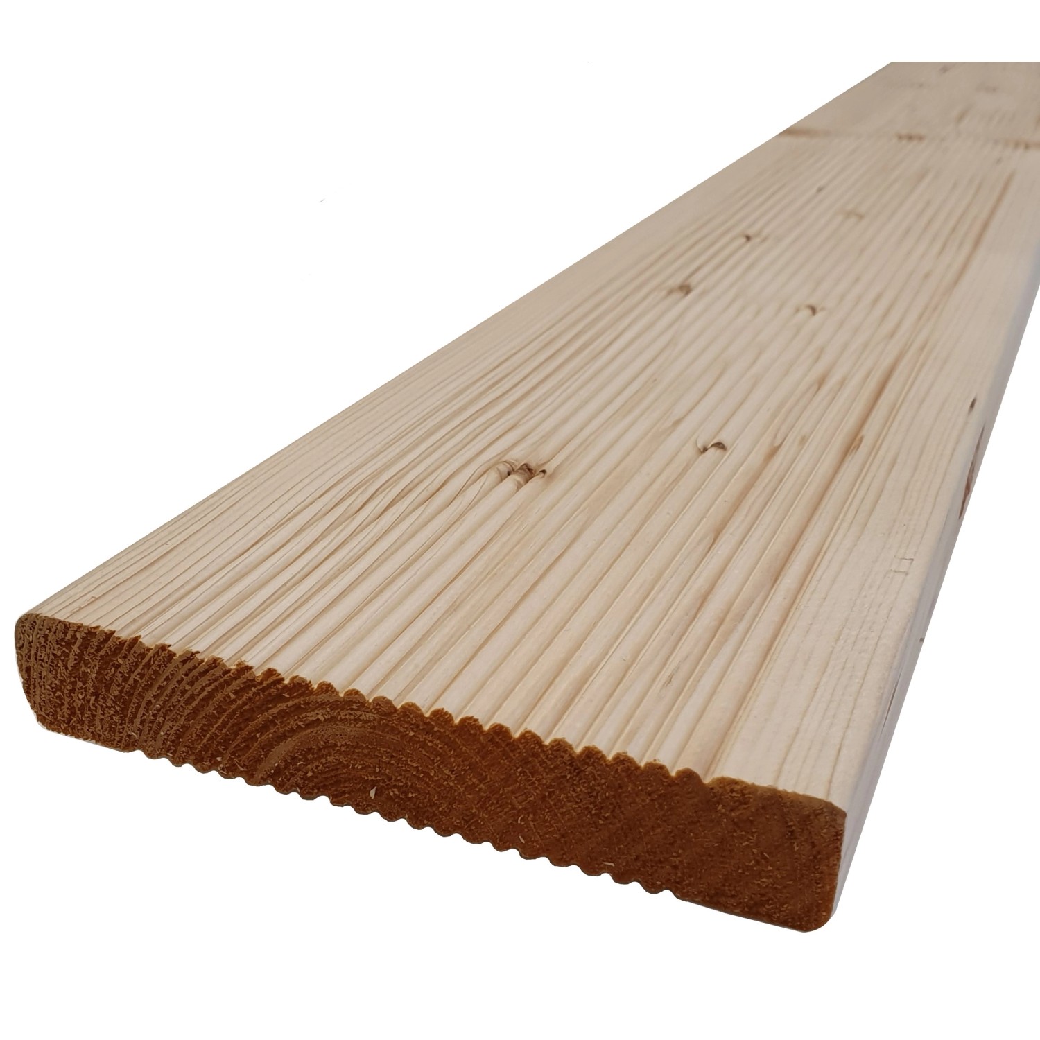 Asko Terasové prkno smrk, oboustranně jemná drážka, 24 x 143 x 2000 mm