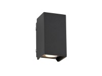 Paul Neuhaus Nástěnné LED svítidlo Block 6,5W IP54 antracitová 13 x 7 x 6,2 cm