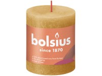 Bolsius Svíčka válcová Rustic Honeycomb Yellow 68 x 80 mm