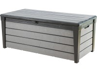 Keter Zahradní úložný box/lavice Brushwood grafitová/šedá, 145 x 69,7 x 60,3