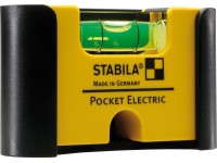 STABILA Kapesní vodováha Pocket Electric pro elektromontáže, 1x libela, 7 cm STABILA Kapesní vodováha Pocket Electric pro elektromontáže, 1x libela, 7 cm