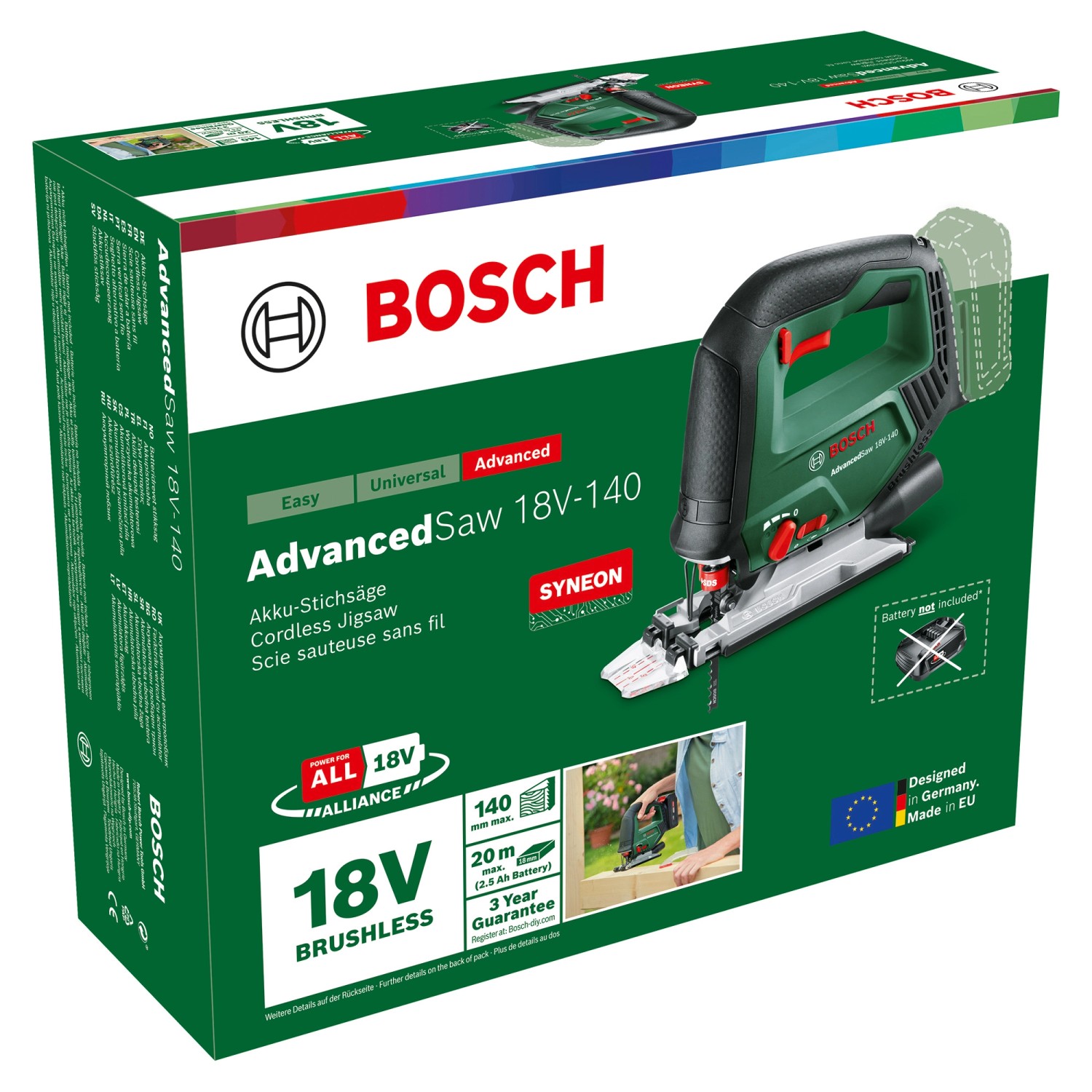 Bosch Aku kmitací pila AdvancedSaw 18V-140 Solo koupit v OBI