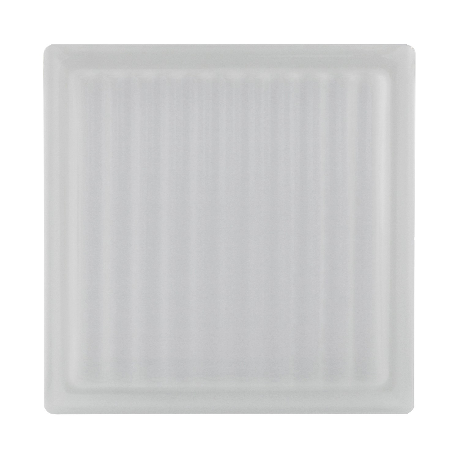 Fuchs Luxfera Thermo Bl. Plus Crossed mléčné sklo, bílá Ug 0,8, 19 x 19 x 13,5cm