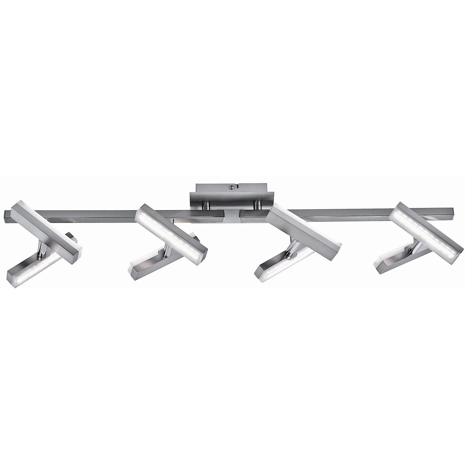 Just Light. Stropní LED svítidlo Rico 8bodové, 8x2W, ocel, 14,5 x 12 x 70 cm