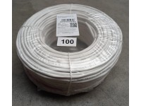 Sdělovací kabel SYKFY, bílý, 4 x 0,5 mm - metráž