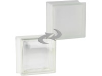 Fuchs Design Luxfera Clear View lesklá/mléčné sklo, bílá, 19 x 19 x 8 cm