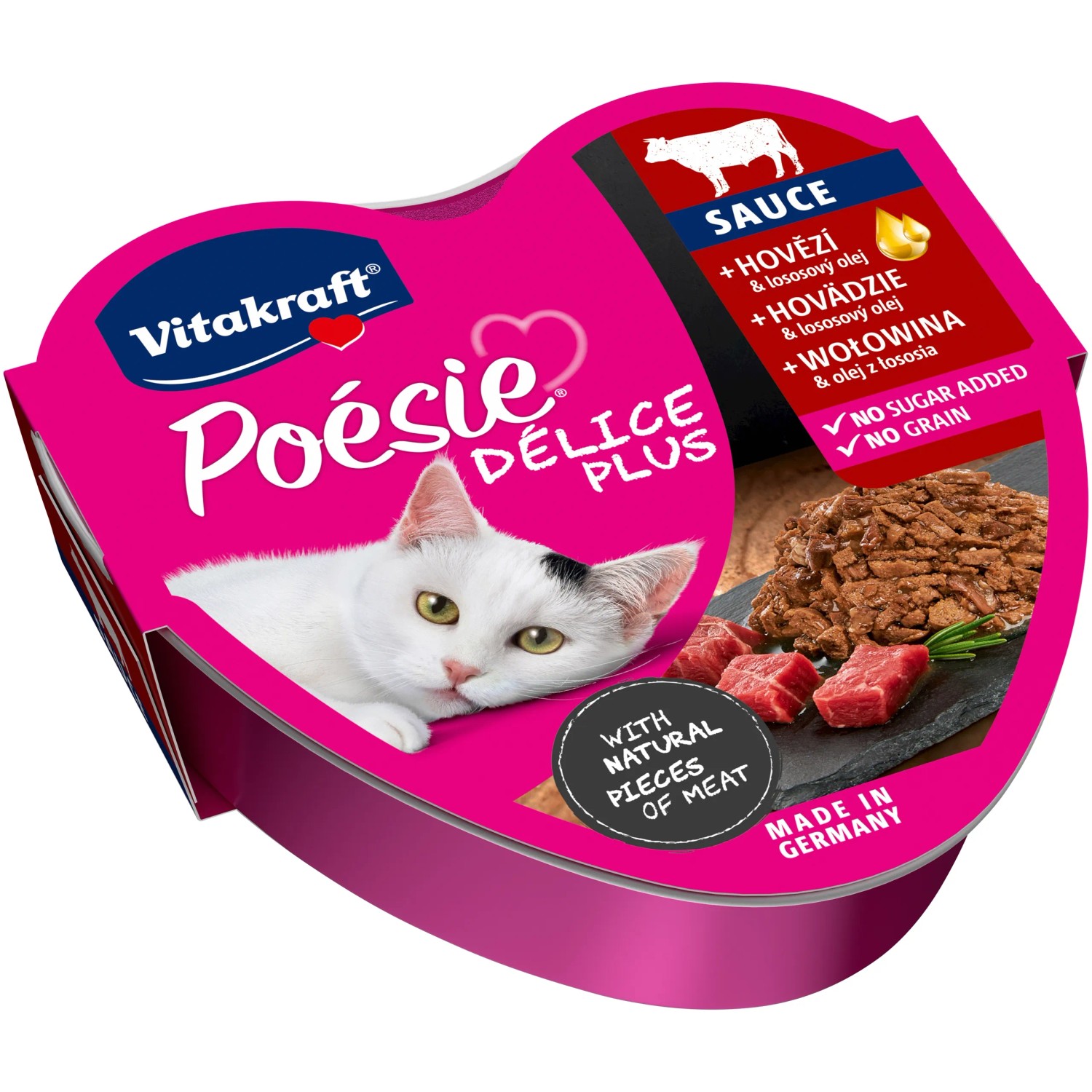 Vitakraft Poésie Délice Plus hovězí 85 g