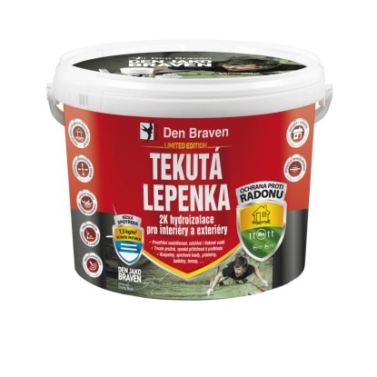 Den Braven Tekutá lepenka 2K hydroizolace pro interiéry a exteriéry 14 kg