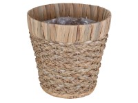 A.H.G. Květináč z banánových listů, béžová-přírodní, pr. 21 x 20,5 cm
