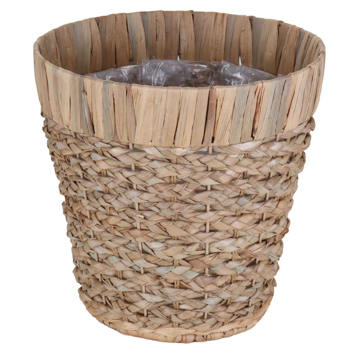 A.H.G. Květináč z banánových listů, béžová-přírodní, pr. 21 x 20,5 cm