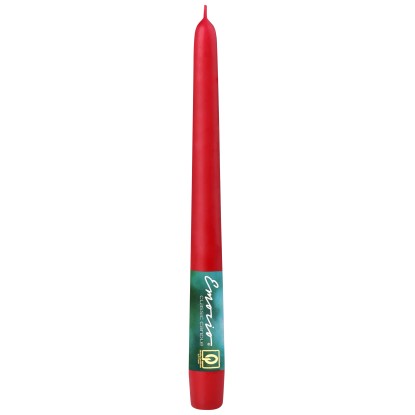Emocio Classic Svíčka kónická 22 x 240 mm, červená