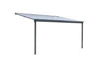 Floraworld Zastřešení terasy antracitové 258 x 312 x 303 cm