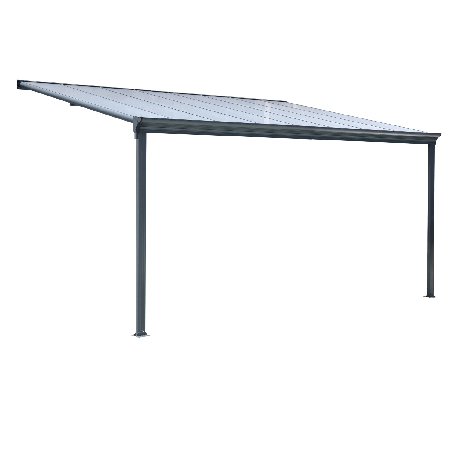 Floraworld Zastřešení terasy antracitové 258 x 312 x 303 cm