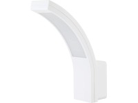 EURAKLES Nástěnné LED svítidlo SCHARLEEN SENZOR 10W 800lm IP54 bílá 25 x 18,8 cm