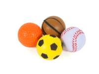 Olala Pets Pěnový míček sport 4 cm, 4 ks Olala Pets Pěnový míček sport 4 cm, 4 ks