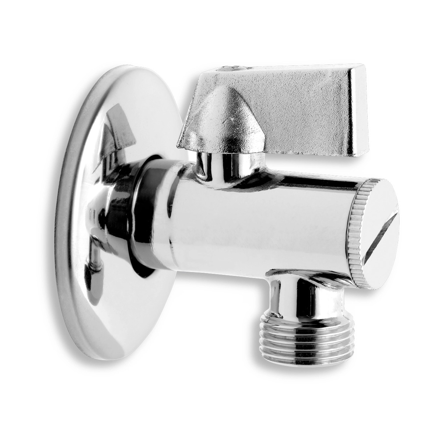 Rohový ventil s filtrem hliníková páka 1/2"x 3/8"