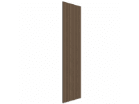 Denpanels Akustický panel FOILED vlašský ořech černá plsť 240 x 60 x 2 cm