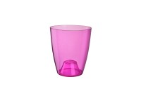 Plastkon Květináč Ornella transparentní fialový pr. 11 x 12,5 cm