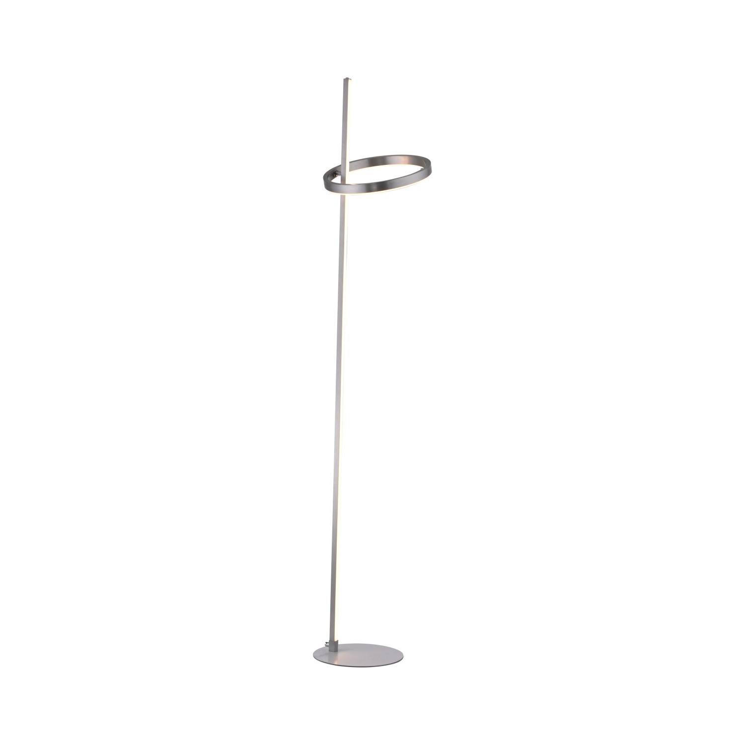 Just Light Stojací LED lampa Ritus, 21W, 2200lm, ocelová, 159,5 cm