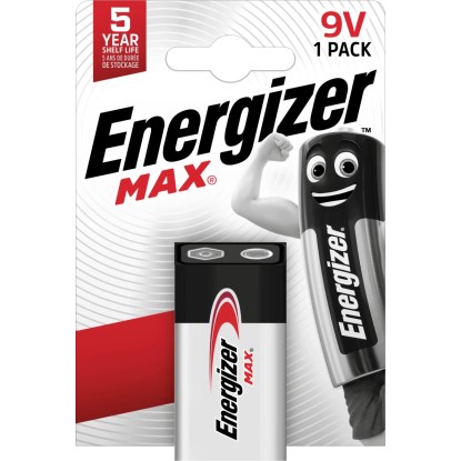 Energizer MAX Alkalická baterie Block E, 9 V, 1 ks