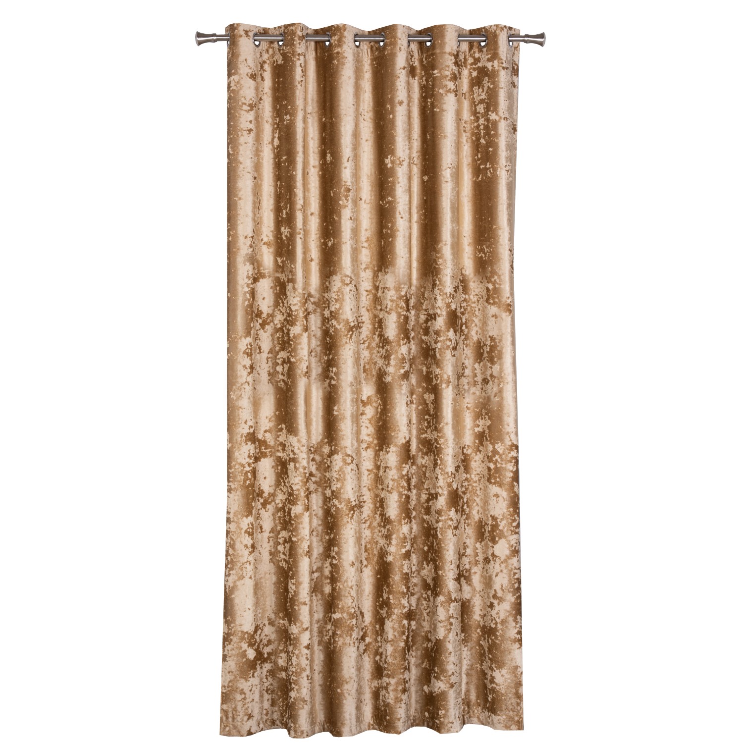 SPLENDID Závěs FROSTY s očky, zlatá, 200 x 245 cm