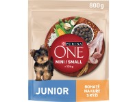 Purina One Granule Mini/Small Dog Junior kuře s rýží 800 g